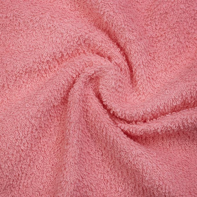 Basic Wash Cloths 12x12 Inches – Bulk Pack of 24 – Rose Pink Color – Soft and - Image 5