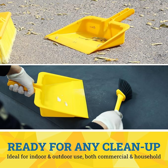 KLEEN HANDLER Heavy-Duty Plastic Handheld Dust Pan - Image 7