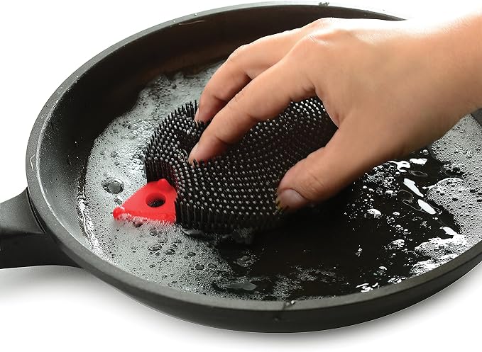 Norpro Hedgehog Silicone Dish Brush - Image 5