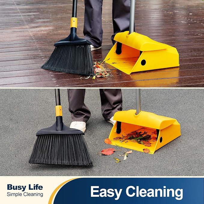 Yocada Commercial Dustpan with Windproof Cover Outdoor Indoor - Image 5