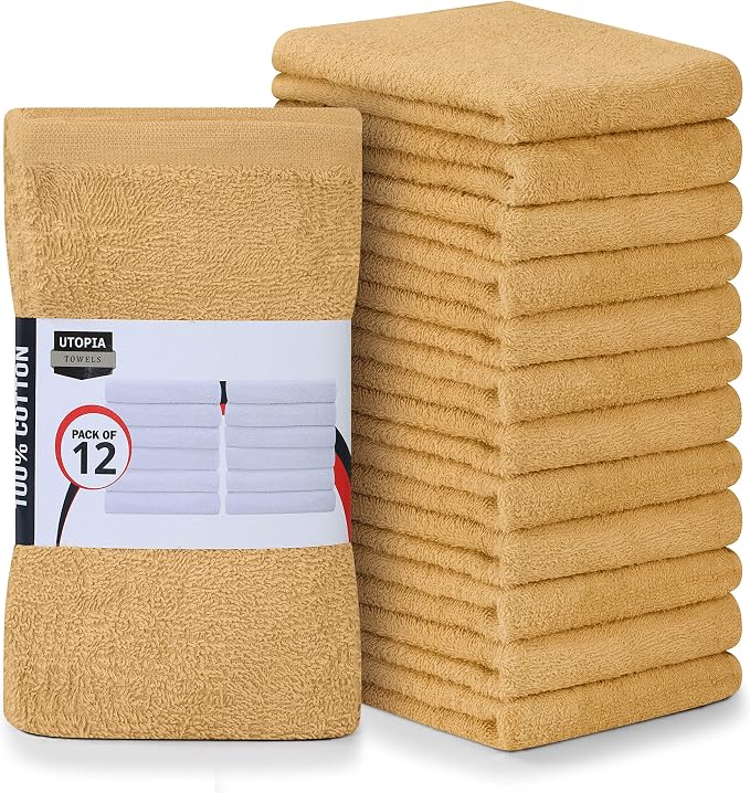 Utopia Towels Kitchen Bar Mops, 16 by 19 Inches, 100% Cotton Super Absorbent by UTOPIATOWELS