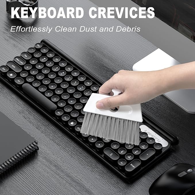 Mini Dustpan Brush Set Small Dustpan Broom Combo Set - Image 2