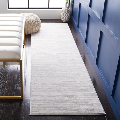 SAFAVIEH Vision Collection Runner Rug - 2'2" x 18', Ivory, Modern Ombre Design, Non-Shedding & Easy to Clean, Ideal for Foyer, Hallway, Bedroom (VSN606J)