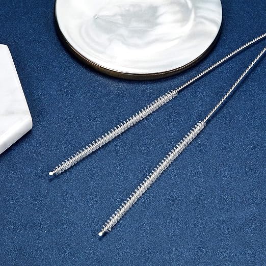 4 Pieces Feeding Tube Brushes, Long Pipe Cleaners Straw Cleaning Brushes - Image 4