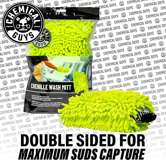Chemical Guys Chenille Premium Scratch-Free Microfiber Wash Mitt - Image 10