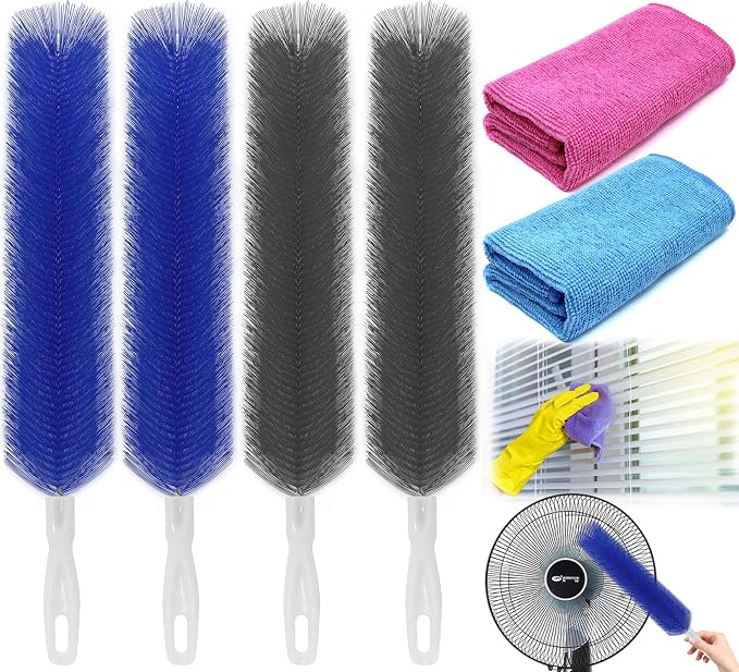 6 PCS Fan Cleaner Brush Towels kit by noeofiifo