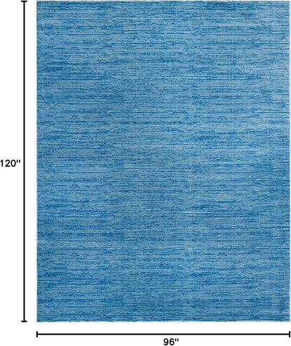 SAFAVIEH Area Rug 8x10 - Vision Collection - Large - Blue, Modern Ombre Design, Non-Shedding & Easy to Clean, Ideal for Living Room, Bedroom, Dining Space (VSN606M)