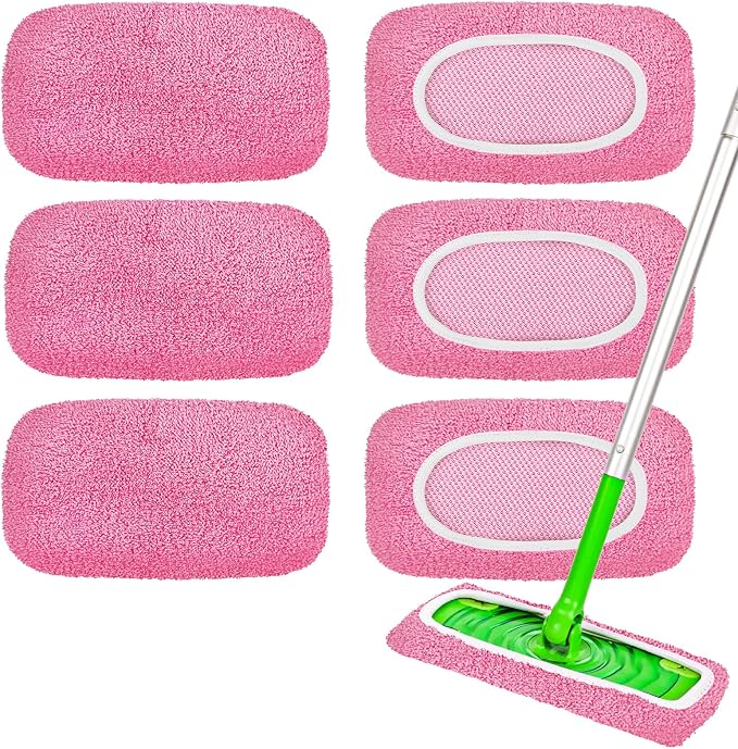 6-Pack Reusable Mop Pads Compatible by Unknown