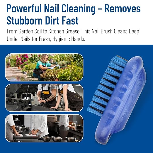 SPARTA Nail Scrub Brush Commercial-Grade, Heavy-Duty Hand and Fingernail Brush - Image 7