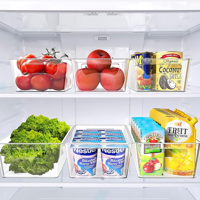 Simple Houseware Pantry Bins Storage Organizer, 8 Packs - Image 3