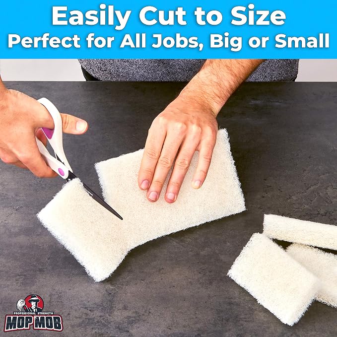 Non-Scratch, Super Long-Lasting Scrubbing Pad 5 pk, 10x4.5in. Best Reusable - Image 7