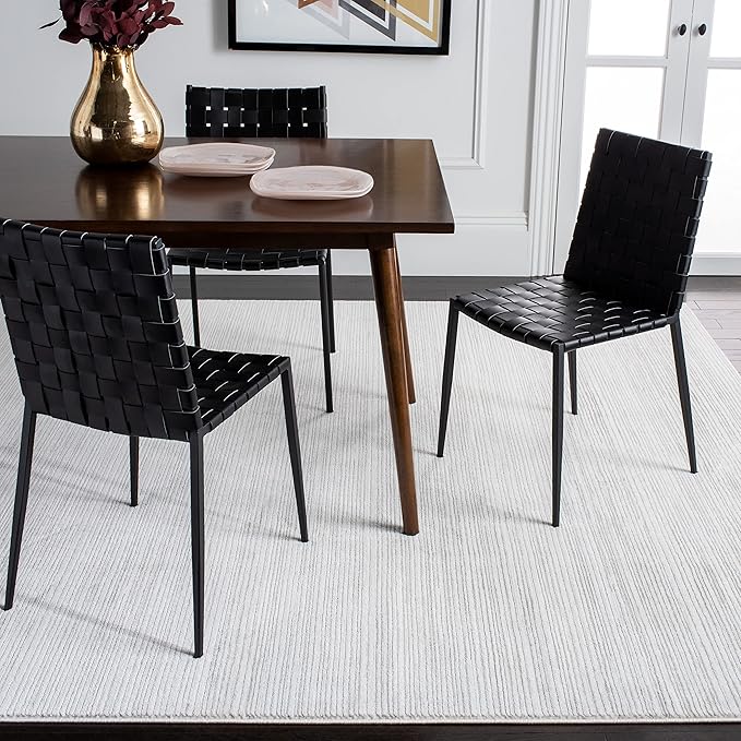 SAFAVIEH Area Rug 9x12 - Vision Collection - Large - Ivory & Grey, Modern Ombre Design, Non-Shedding & Easy to Clean, Ideal for Living Room, Bedroom, Dining Space (VSN606K)