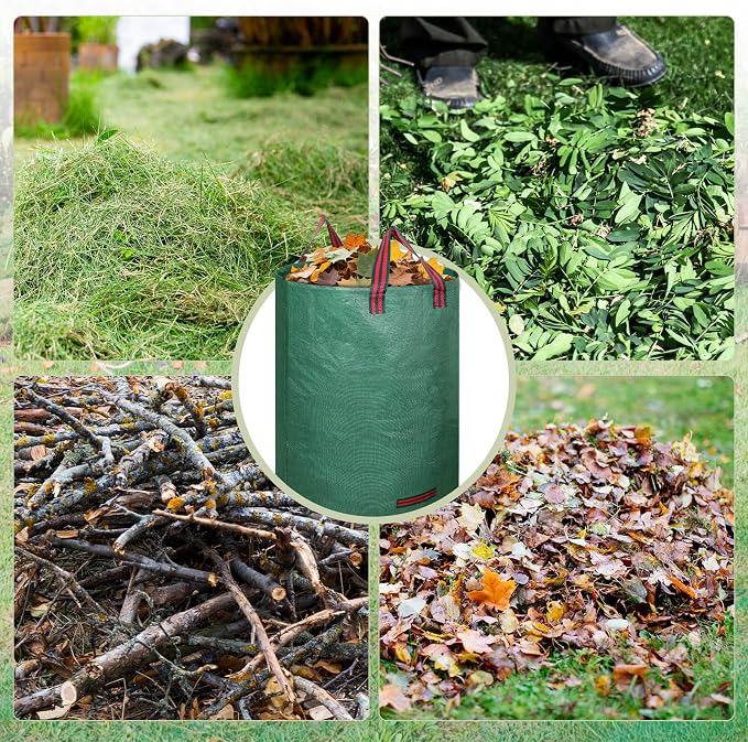 72 Gallons Reusable Yard Waste Bags, 3 Packs Lawn and Leaf Bags - Image 8