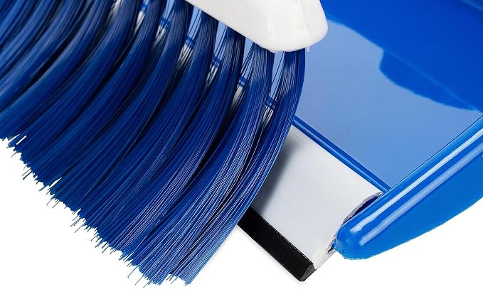 Camco Dust Pan with Whisk Broom-Whisk Broom Snaps into Dust Pan After - Image 4