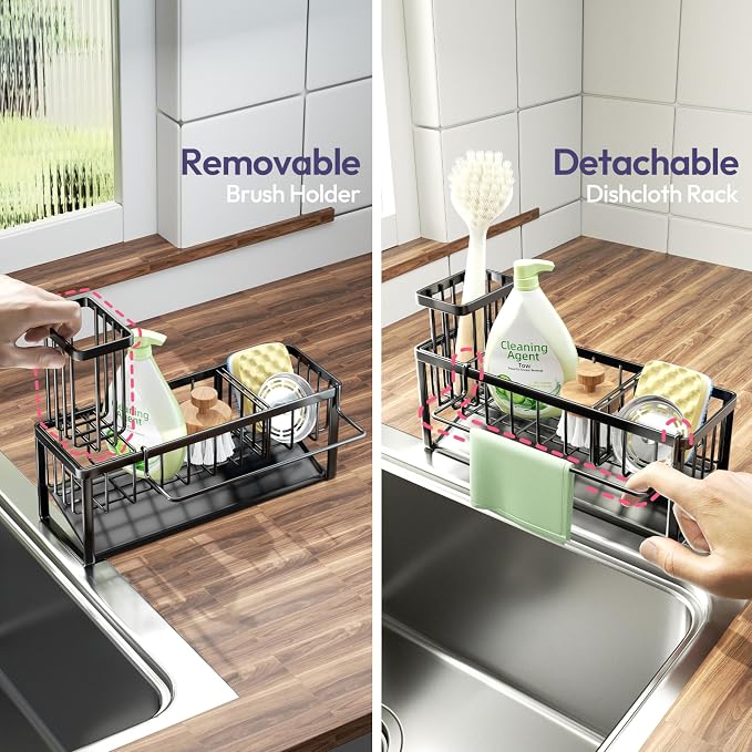 SWTYMIKI Sponge Holder for Kitchen Sink - Image 3