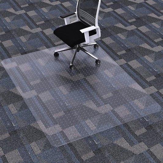 FuturHydro Desk Chair Mat for Flat to Low Pile Carpets, Transparent Mats for by FuturHydro