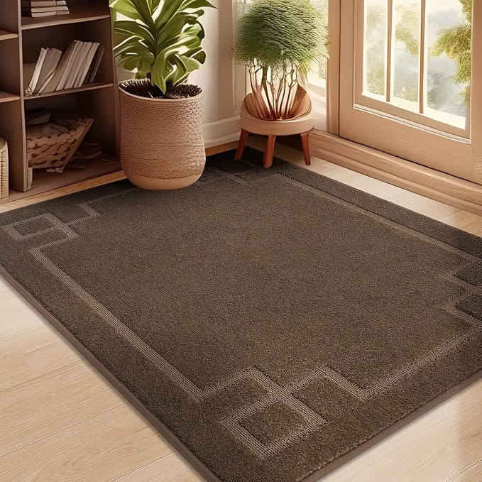 BEQHAUSE Door Mat 32" x 48", Non-Slip Door Mats Indoor Entryway Rugs Washable by BEQHAUSE