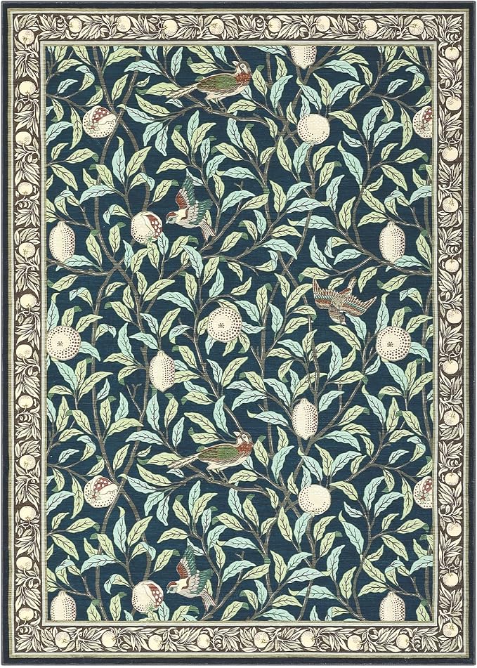 GarveeHome 8x10 Area Rugs for Living Room, Boho Leaf Rugs for Bedroom - Image 4