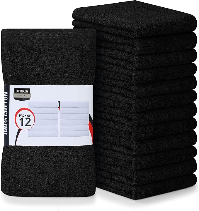 Utopia Towels Kitchen Bar Mops, 16 by 19 Inches, 100% Cotton Super Absorbent by UTOPIATOWELS