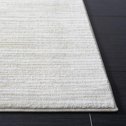 SAFAVIEH Vision Collection Runner Rug - 2'2" x 18', Ivory, Modern Ombre Design, Non-Shedding & Easy to Clean, Ideal for Foyer, Hallway, Bedroom (VSN606J)