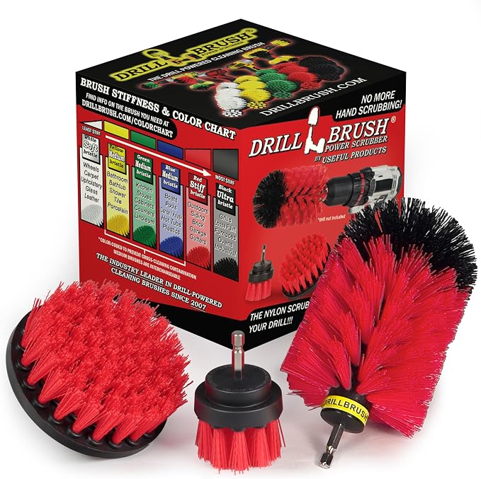Outdoor Cleaning Brushes by Drillbrush