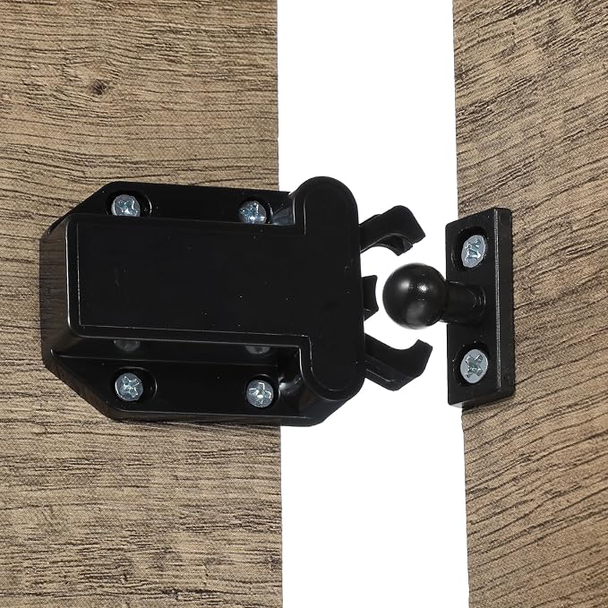 4Pack Push Latches for Cabinets, Push to Open Catch Lock, Safe Rebound - Image 5
