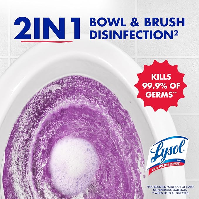 Lysol Toilet Bowl Cleaner Gel, For Cleaning and Disinfecting, Septic Safe - Image 6
