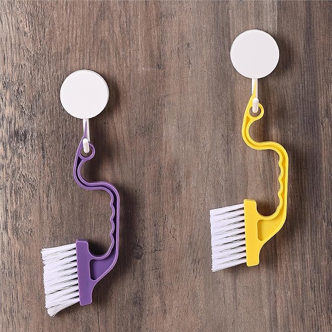 Slick- Window Track Cleaning Brush, 2 Pack, Built-in Scraper, Window Track - Image 7