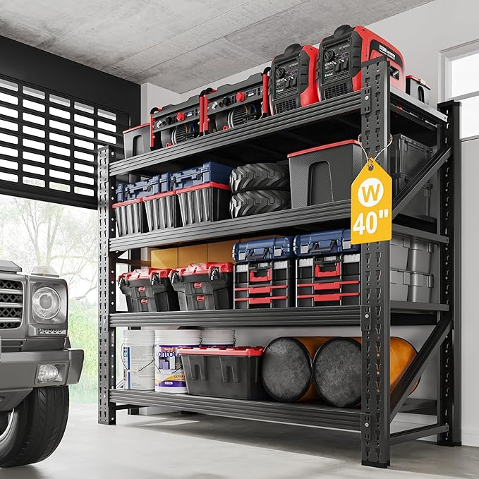 3000LBS Metal Steel Storage Shelves by Fesbos