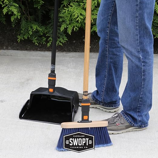 SWOPT 12” Upright Dustpan, Standard Combo – Ergonomic Design Eliminates Need to - Image 7