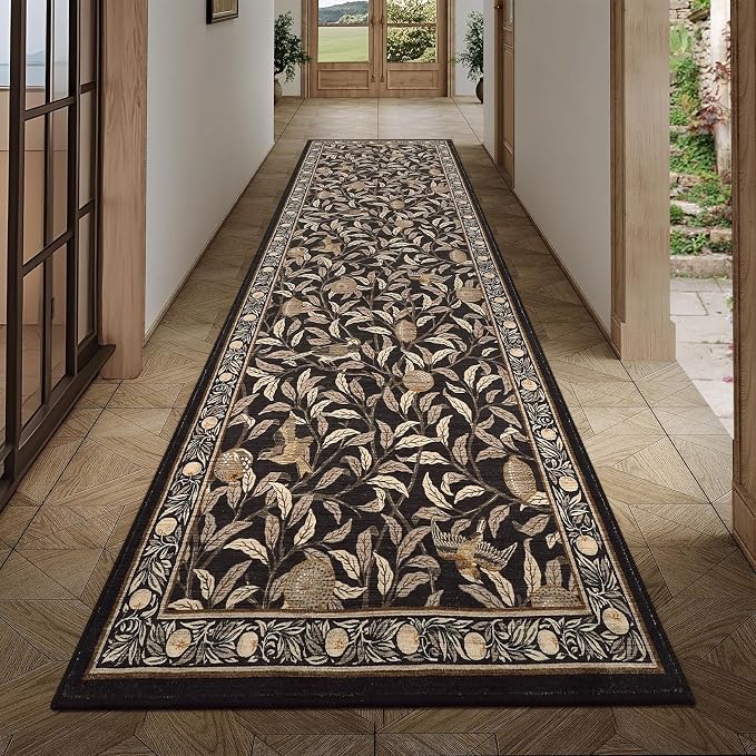 GarveeHome 2x6 Runners for Hallways Non Slip, Boho Leaf Kitchen Runner Rug - Image 8