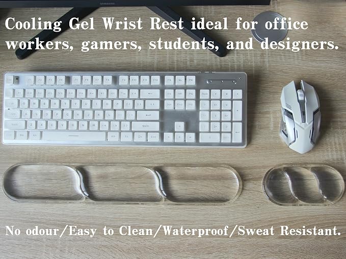 Ergonomic Cooling Gel Wrist Rest Pad - Image 3