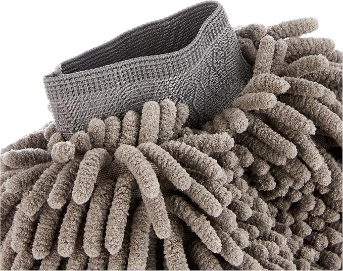 Amazon Basics Absorbent Microfiber Car Wash Drying Mitts, 2 Pack, 10.44" L x - Image 3