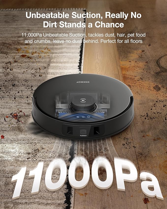 ECOVACS DEEBOT T30S Care Robot Vacuum and Mop, ZeroTangle Technology, TruEdge - Image 2