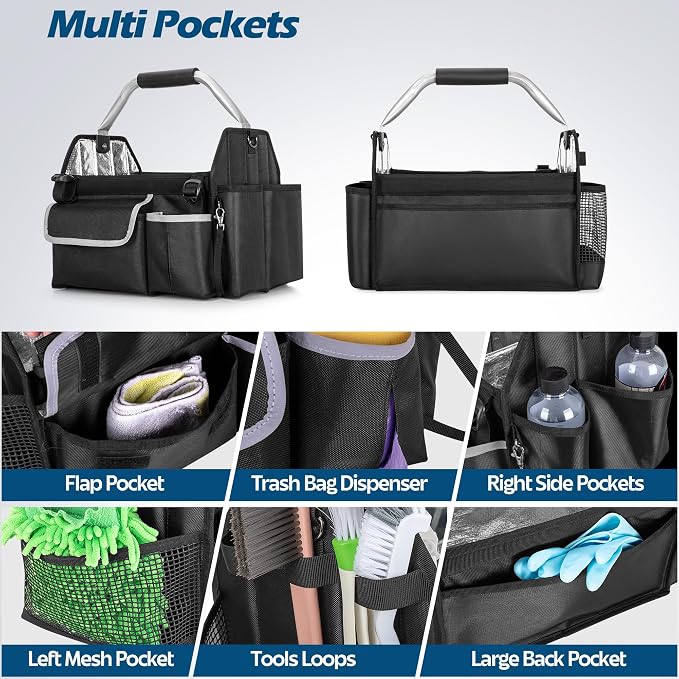 Wearable Detailing Caddy, Quick Load Collapsible Car Care Bag - Image 3