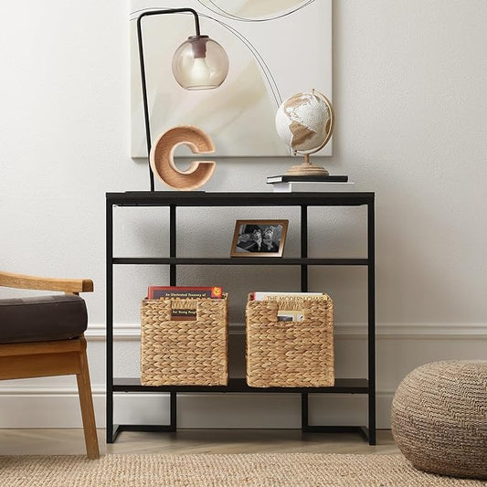 Casafield 10.5" x 10.5" Water Hyacinth Storage Baskets, Natural - Image 2