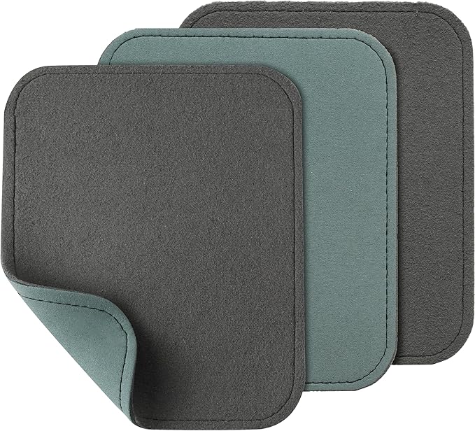 TonGass Leather Bowling Shammy Towel 6.56" x 5.56" – Double-Sided Genuine by TonGass