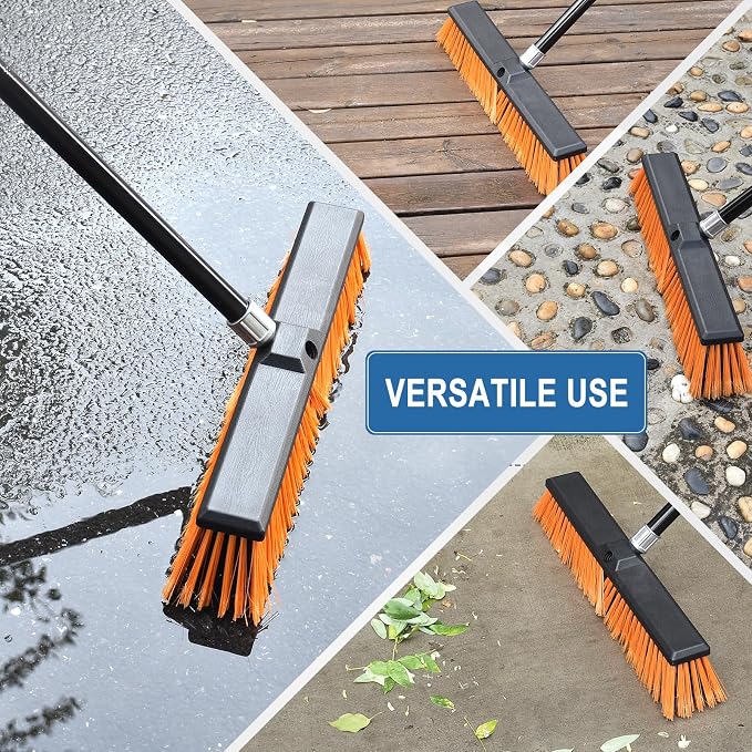 PBHEPJ 18 Inchs Push Broom Outdoor Heavy Duty, Shop Broom - Image 7