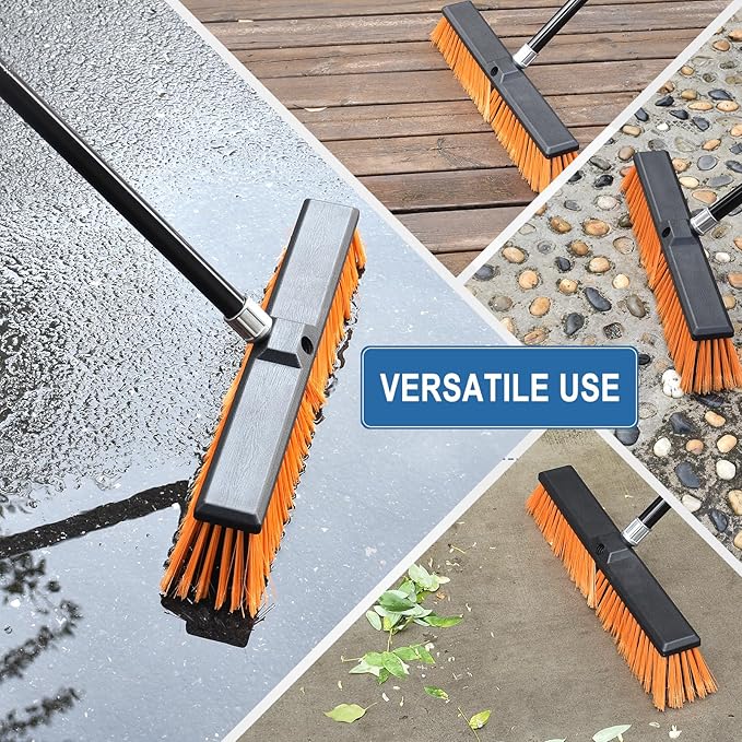 PBHEPJ 24 Inchs Push Broom Outdoor Heavy Duty, Shop Broom - Image 5