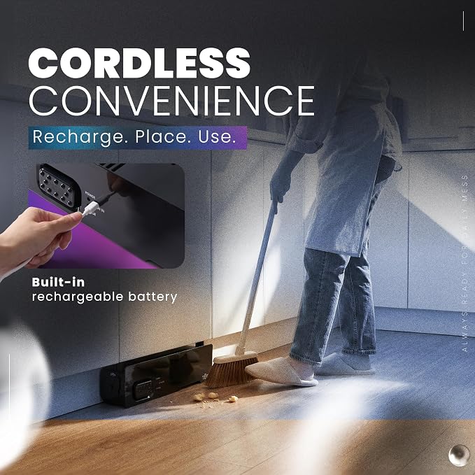 Teko Under-Counter Toe Kick Automatic Vacuum System, Cordless Strong-Suction - Image 6