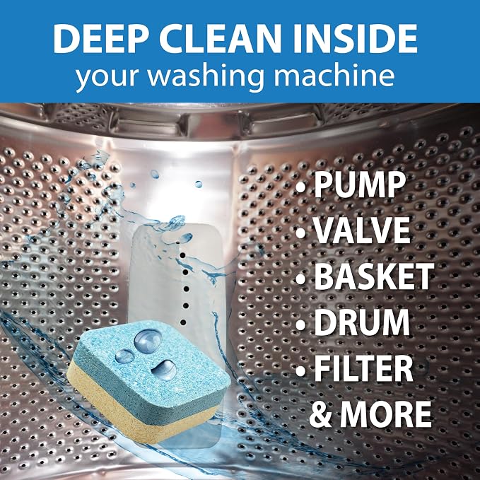 SANI 360° Washing Machine Cleaning tablets, 24 pack is Formulated - Image 4