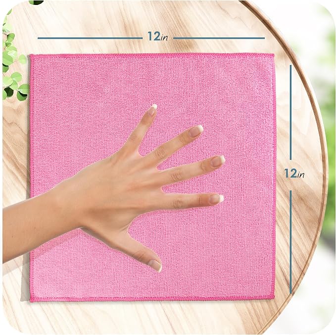 Hearth & Harbor Microfiber Cleaning Cloth Microfiber Towels - Image 2