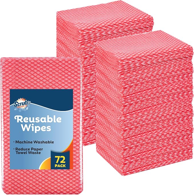SCRUBIT Reusable Cleaning Wipes, Handy Wipes by SCRUBIT