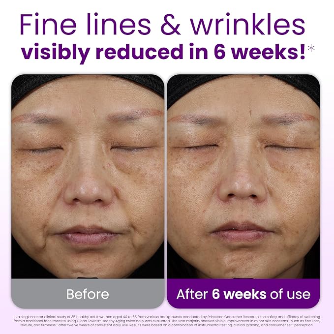 Clean Skin Club Healthy Aging Clean Towels® XL, Smooths Fine Lines Wrinkles & - Image 2