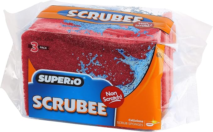 Kitchen Sponges for Washing Dishes, Non-Scratch Cellulose Dish Scrub Sponges - Image 5