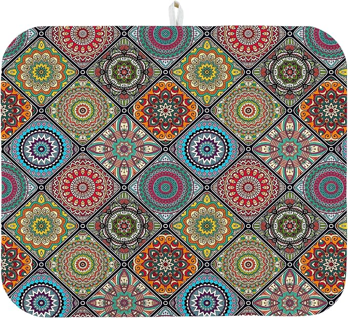 Dish Drying Mat for Kitchen Counter 18x24 Inch, Super Absorbent Dish Drainer Mat by Unknown