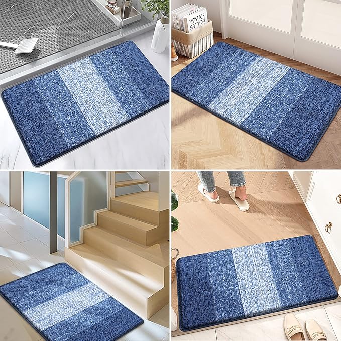 Kitinjoy Indoor Outdoor Door Mat, 36x24 Non-Slip Absorbent Dirt Trapper - Image 6