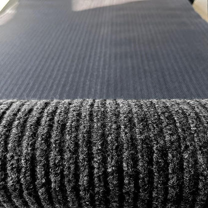 sigun Modern Non-Slip Hallway Runner Rug – Washable, Stain-Resistant & Custom Size – Durable Indoor/Outdoor Carpet for Entryway, Kitchen, Porch, Balcony, Patio & Garage – High-Traffic | Black - 2 x 17