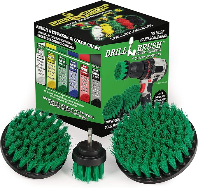 Kitchen Cleaning Supplies Set by Drillbrush