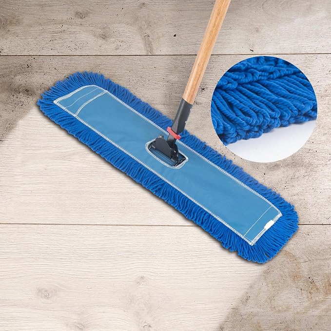 Matthew 36'' Microfiber Loop Dust Mop Washable Commercial&Residential Heavy - Image 7